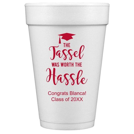 Modern Tassel Hassle Styrofoam Cups
